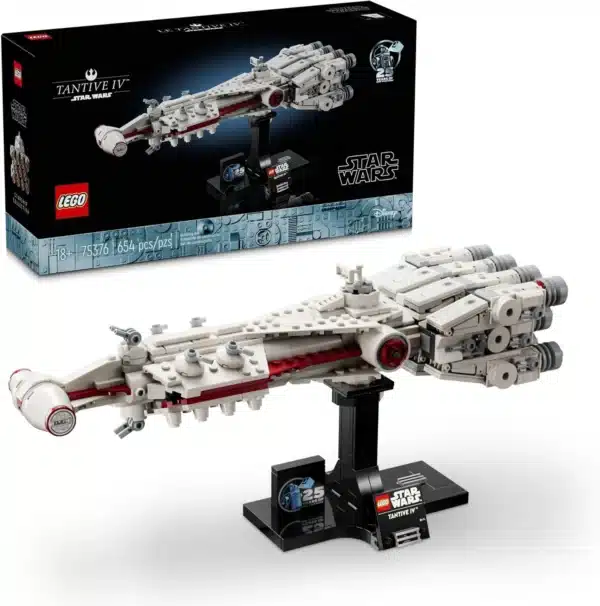 LEGO Star Wars: A New Hope Tantive IV – Iconic 25th Anniversary Buildable Starship Model with Stunning Details, Perfect for Collectors and Star Wars Fans.