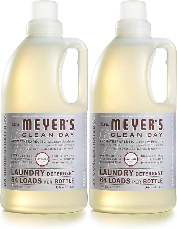 mrs. meyer’s clean day liquid laundry detergent – gentle on fabrics, tough on stains, and kind to the planet