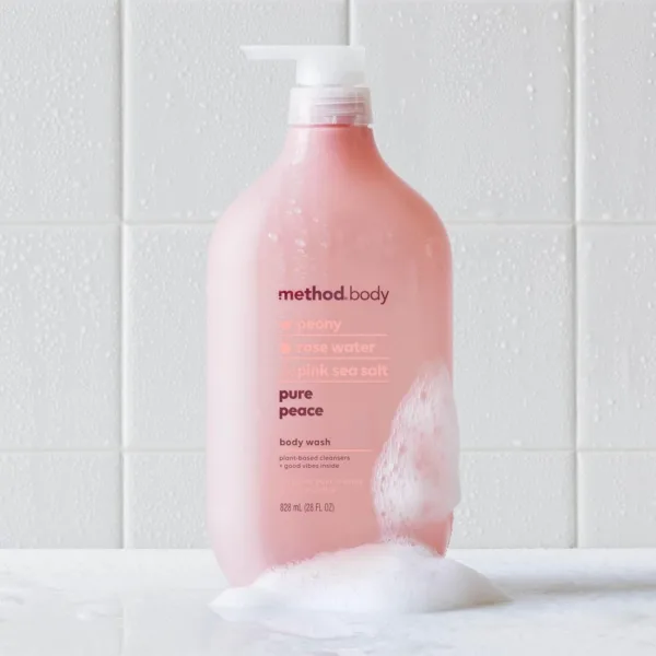 method body wash, pure peace, paraben and phthalate free